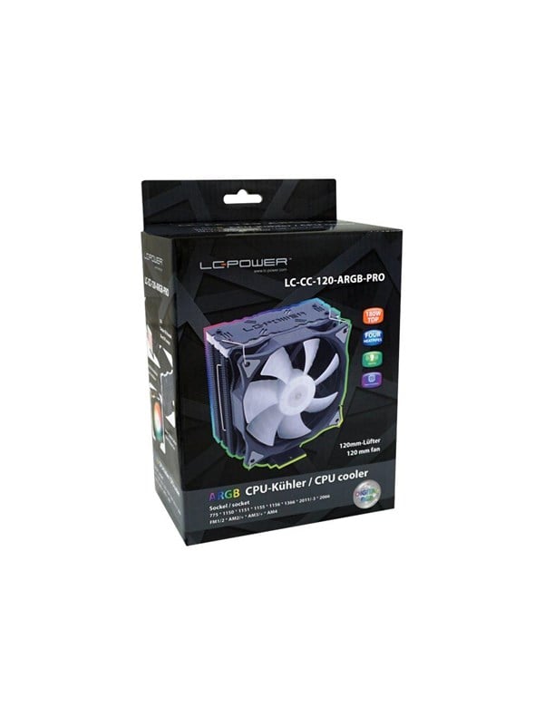 LC Power LC-CC-120-ARGB-PRO processor cooler - CPU Luftkjøler