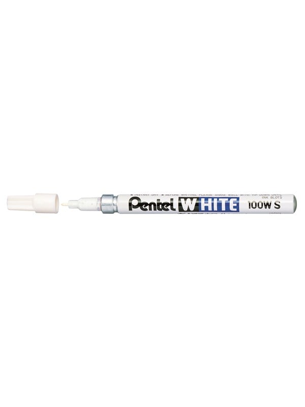 Pentel X100W-S White marker 2.0mm Round