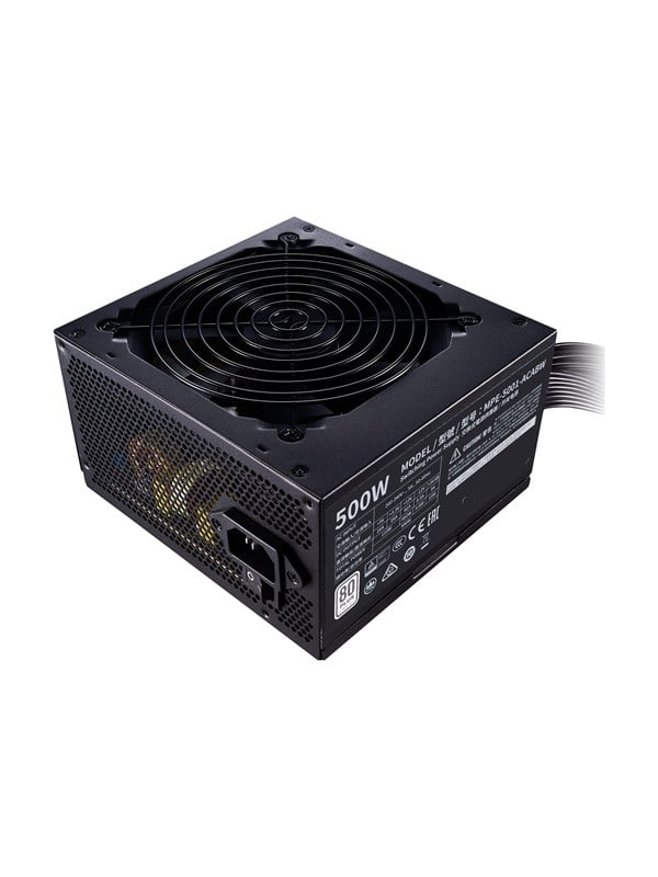 Cooler Master MWE White V2 500 Strømforsyning (PSU) - 500 Watt - 120 mm - ATX 2.52 - 80 Plus White sertifisert