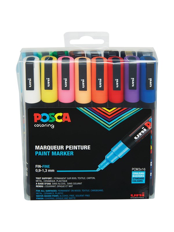 POSCA Posca markers set of 16 assorted