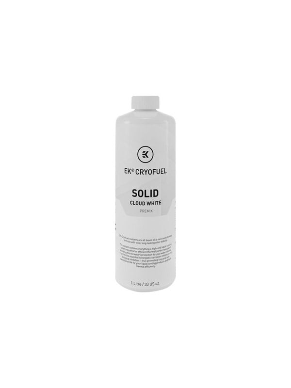 EK Water Blocks EK-CryoFuel Solid Cloud White (Premix 1000mL)