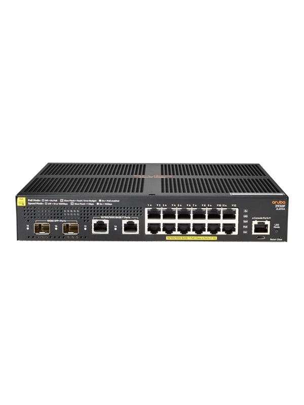 Hewlett Packard Enterprise Aruba 2930F 12G PoE+ 2G/2SFP+