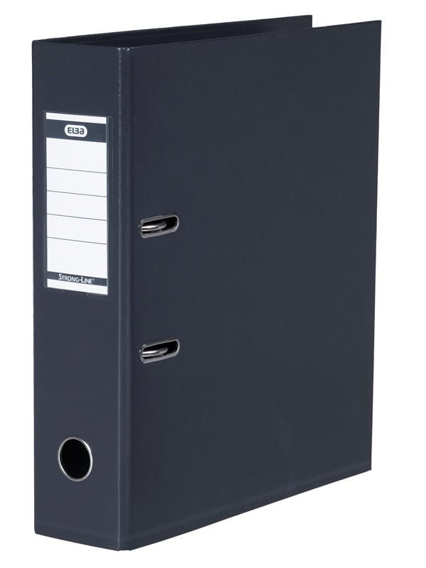 ELBA Strong-Line Brevordner Antracit A4 8 Cm