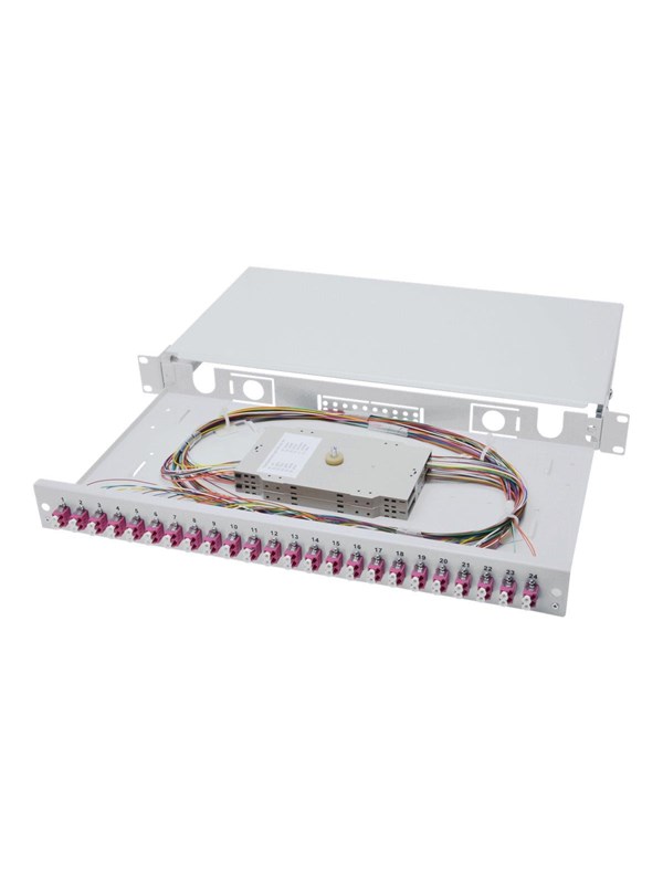 DIGITUS 1U - Fiber Optic Sliding Splice Box