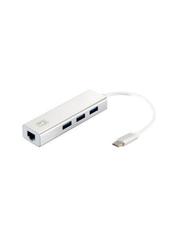 LevelOne USB-0504 - hub - 3 ports USB-hub - 3 porter - Hvit