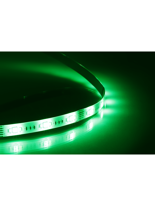 Deltaco LED stripe forlenger, 300lm, 2700K-6500K, WiFi 2.4GHz, 1m, RGB farger