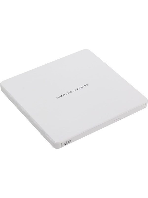 Hitachi - LG GP60NW60 Slim Portable DVD-Writer - DVD-RW (Brenner) - USB 2.0 - Hvit