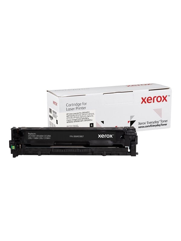 Xerox 006R03807 / Alternative to HP 125A / CB540A HP 128A / CE320A HP 131X / CF210X Canon CRG-116BK Canon CRG-131BKH Black Toner