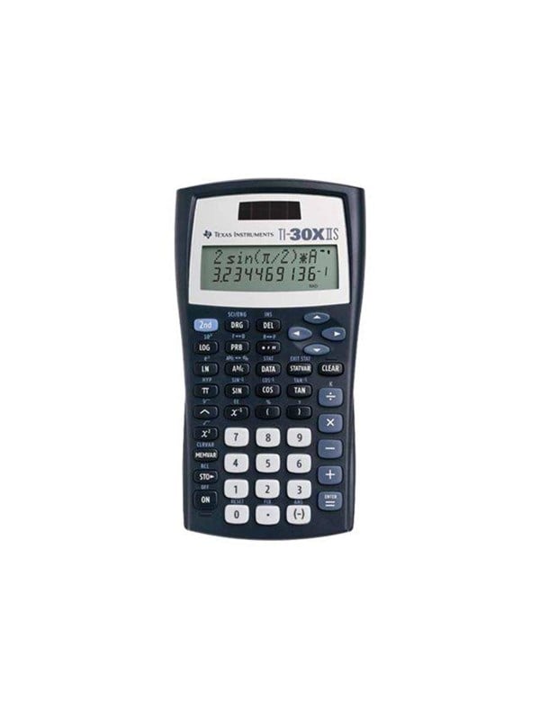 Texas Instruments TI 30X II SOLAR - 2-line LCD - Solar & battery