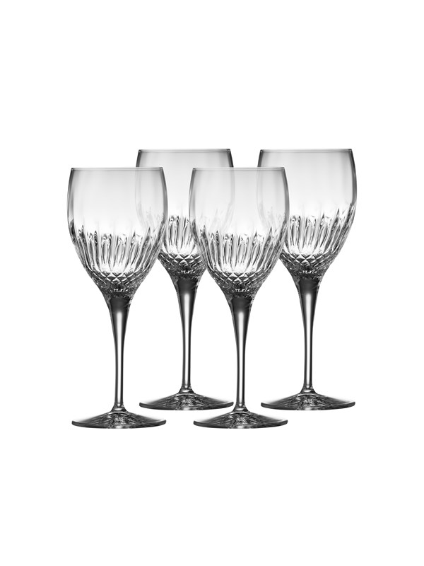Luigi Bormioli Diamante white vine glass - 4 pcs