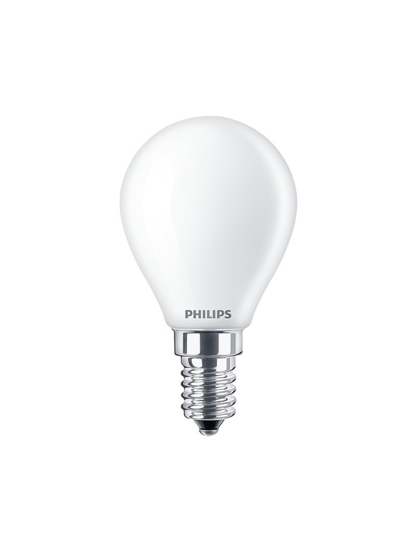 Philips LED-lyspære Classic Mini-ball 4.3W/827 (40W) Frosted E14
