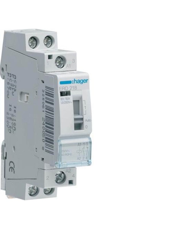 Hager Relay 16a 1no+1nc 24v~50hz