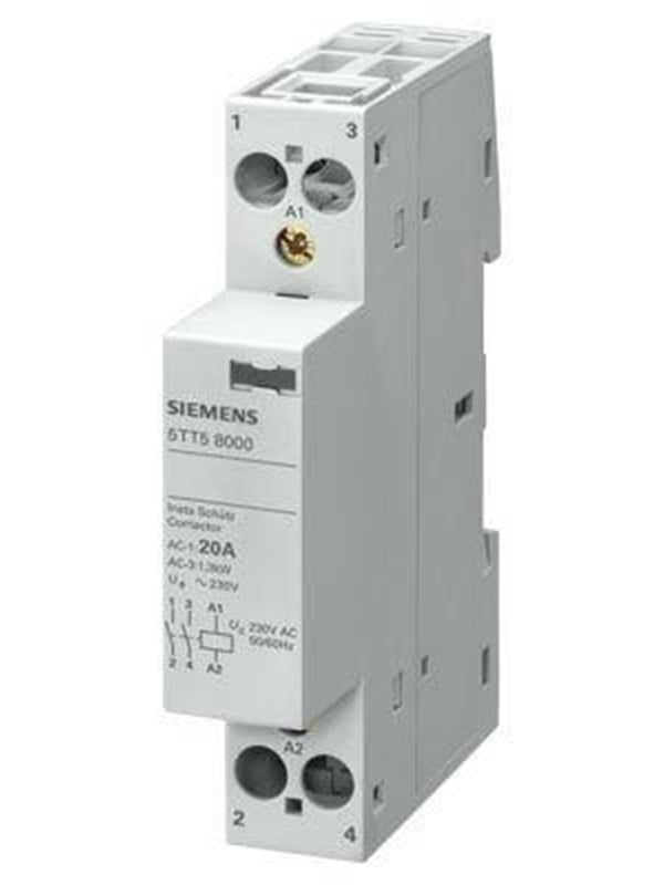 Siemens Insta cont. 2no 24 v ac 20 a 5tt5800-2