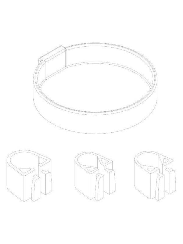 Damixa kit soap dish incl 3 holders