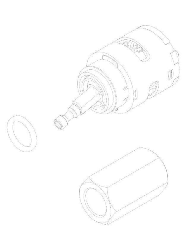 Damixa kit cartridge with o-ring