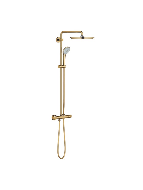 Grohe Euphoria System 310, Dusjsystem med termostatisk blandebatteri for veggmontering, Cool Sunrise