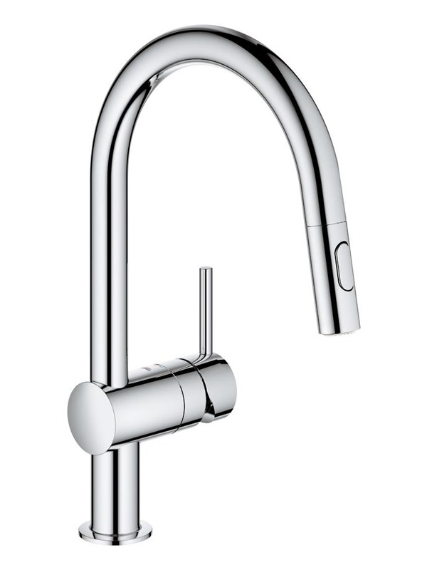 Grohe Minta kitchen faucet with pull-out, chrome