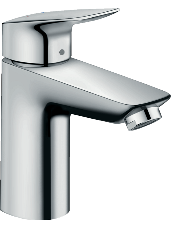 Hansgrohe logis single lever basin mixer 100 with pop-up was
