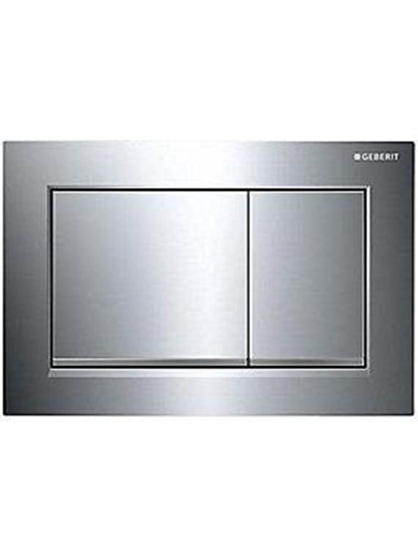 Geberit actuator plate omega30 for dual flush: bright chrome