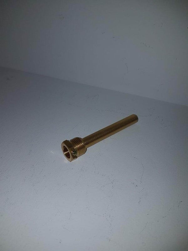 Erik Færgemann Brass thermowell 12 x 100 mm