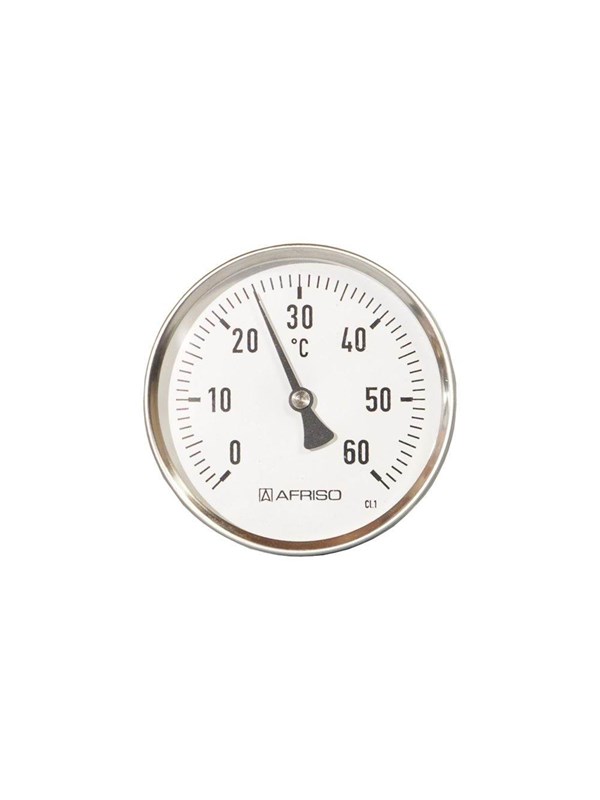 Erik Færgemann Thermometer ø63 12 x 100 mm 0-120° c without thermowell