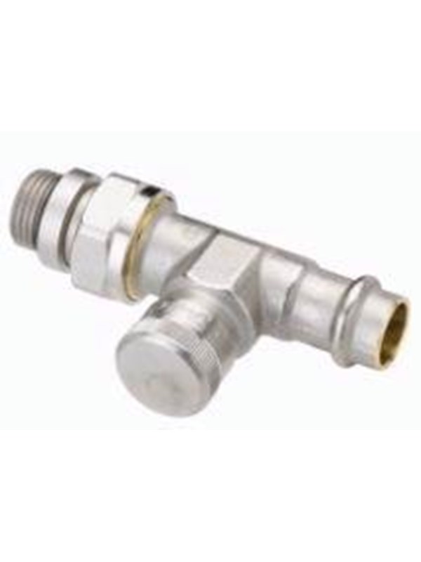 Danfoss RLV10 Press return coupling straight