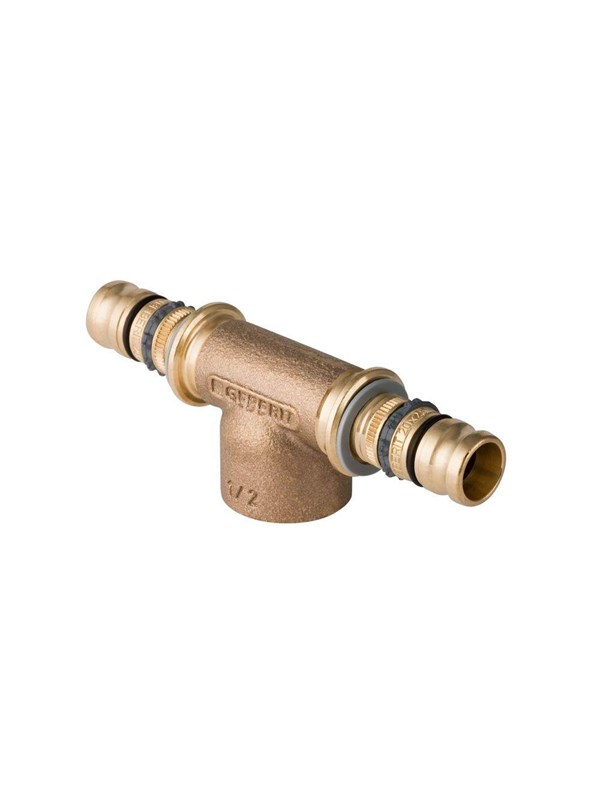 Geberit mepla t-piece with female thread: d=40mm rp=1 d1=4
