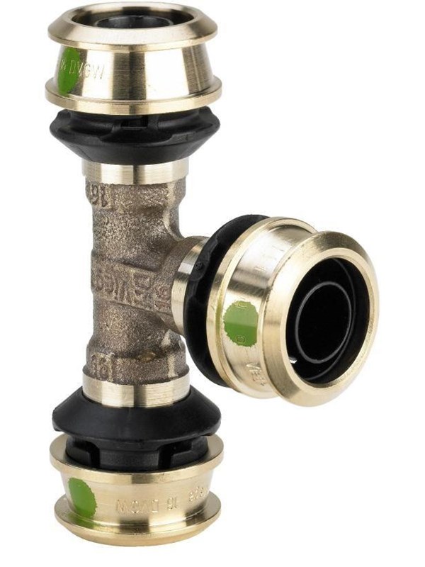 Viega Raxofix T-piece 20 mm gunmetal