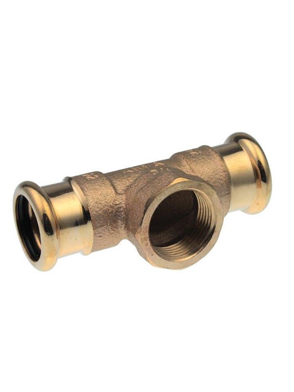 Vsh Fabrieken Xpress copper threaded t-piece fff 22xrp1/2x22
