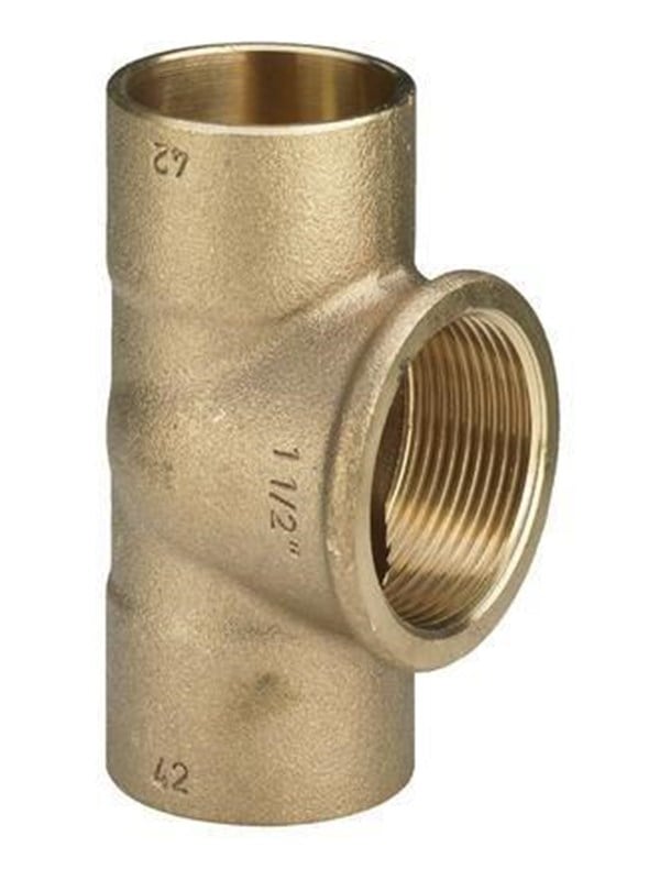 Viega T-piece 28 x 1/2" x 28 mm gunmetal