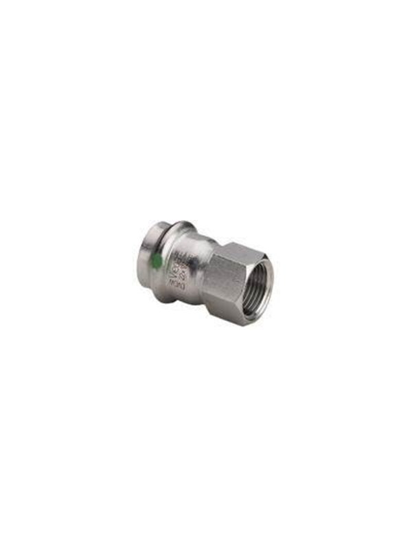 Viega Sanpress Inox transition 42 mm x 1 1/2" stainless steel 436674