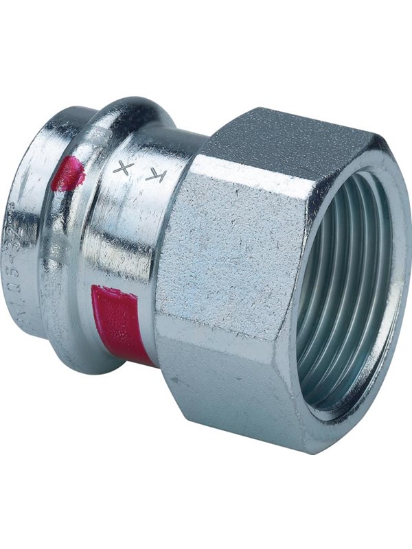 Viega Prestabo transition galvanized unalloyed steel 22 x 1/2"