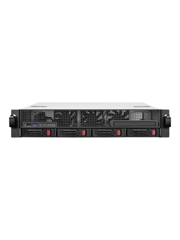 SilverStone RM21-304 - Kabinett - Server (Rack) - Sølv