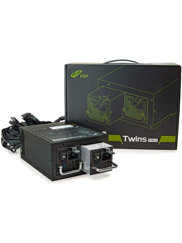 FSP Twins Pro Strømforsyning (PSU) - 500 Watt - ATX - 80 Plus Gold sertifisert