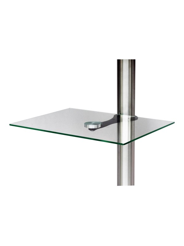 ConnecTech Sinox Glass Shelf for Sinox StandView TV Floor Mount - Max - recommended for