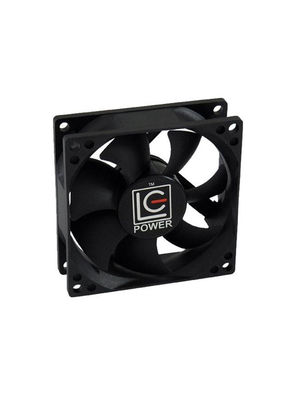 LC Power case fan - Kabinettvifte - 80mm - Svart