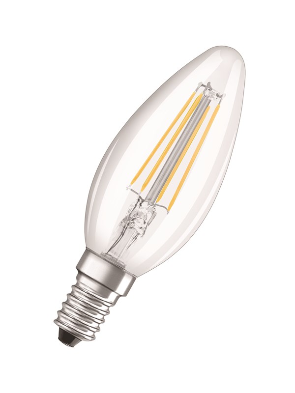 Osram LED-lyspære Candle 6W/827 (60W) Clear E14