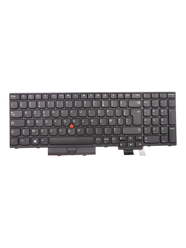 Lenovo - notebook replacement keyboard - with Trackpoint UltraNav - French - Bærbart tastatur - til utskifting - Fransk - Svart