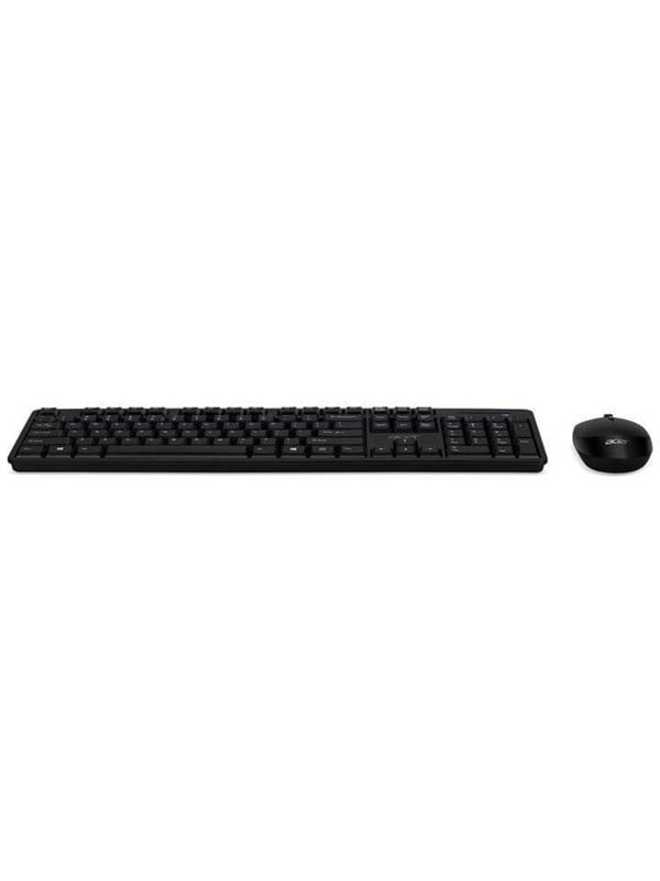 Acer AAK940 - keyboard and mouse set - German - black - Tastatur & Mussett - Tysk - Svart
