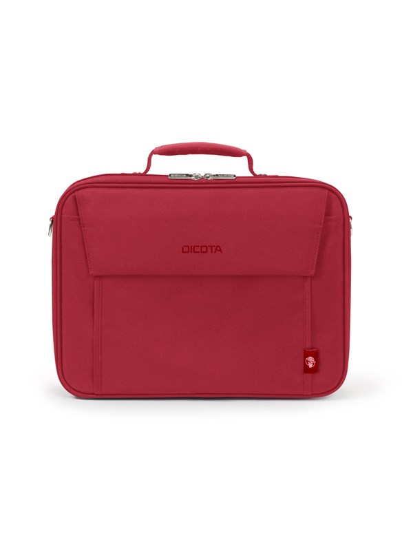 Dicota Eco Multi Base Laptopveske for Laptop 15.6" | Rød