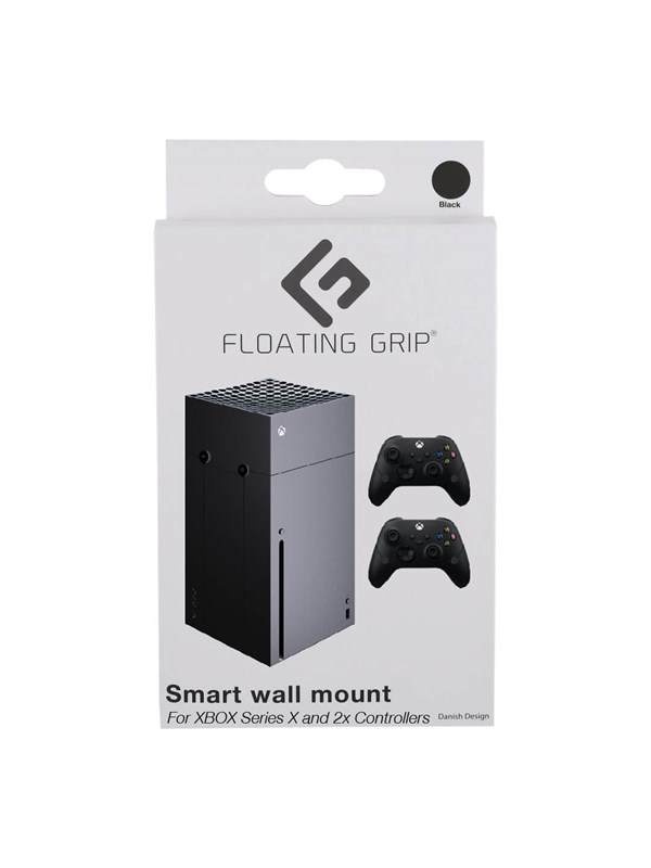 Floating Grip Xbox Series X Wall Mount Standard Bundle - Black - Miscellaneous Tilbehør til spillkonsoll - Microsoft Xbox Series X