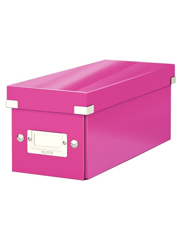 Leitz Oppbevaringsboks Click & Store WOW CD Rosa