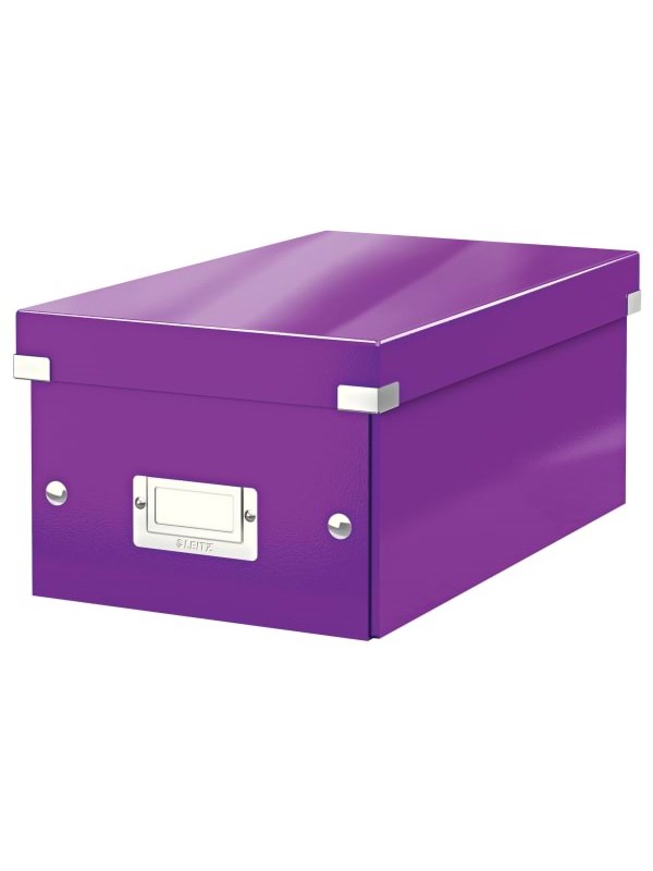 Leitz Oppbevaringsboks Click & Store WOW DVD Lilla