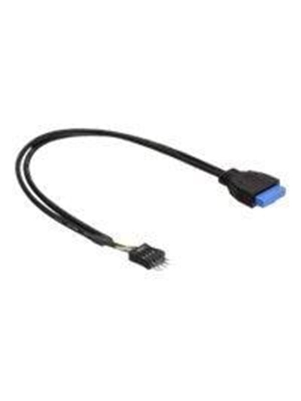 DeLOCK USB cable - 19 pin USB 3.0 header to 8 pin USB 2.0 header - 30 cm