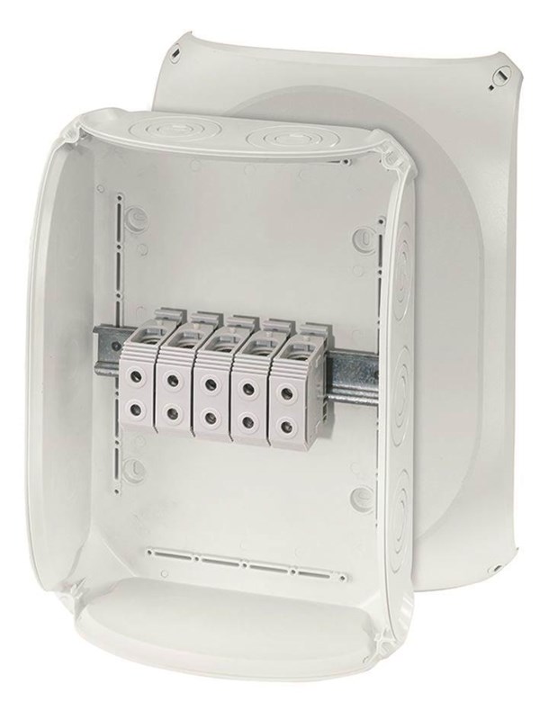 Hensel Kf5050g355x255mm grey m25-63 5x16-50mm2
