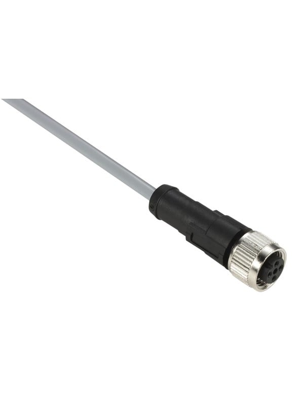 TELEMECANIQUE SENSORS Sensor cable pvc m12 4-pin female straight 10 meters xzcpv1141l10