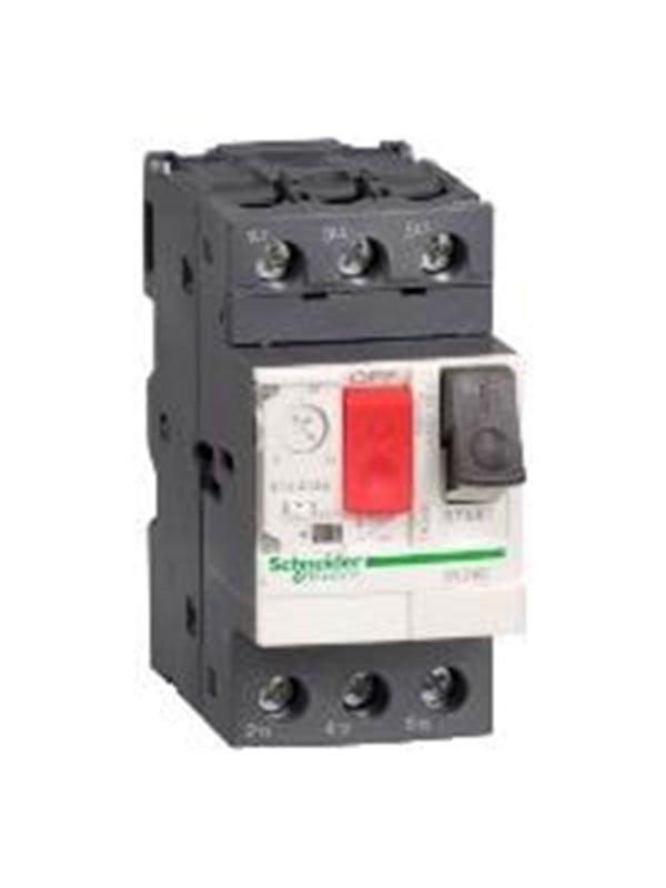 Schneider Electric Tesys gv motor circuit breaker gv2me03 thermal-magnetic 0.4-0.63a 0.12-0.18kw@400v icu100ka pushbutton