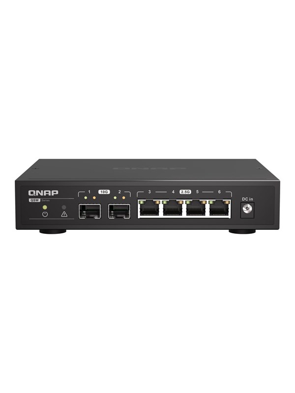 QNAP QSW-2104-2S Unmanaged Switch 2x 10GbE SFP+ / 4x 2.5GbE RJ45