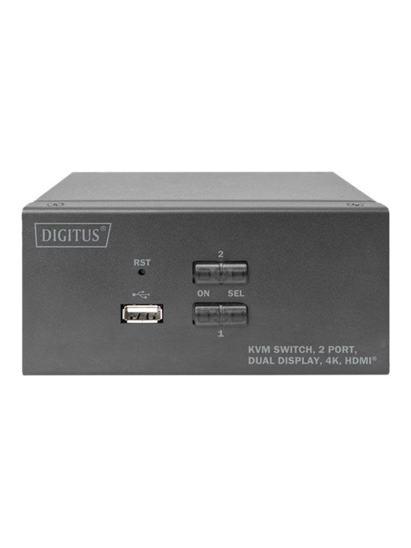 DIGITUS 2-Port KVM Switch