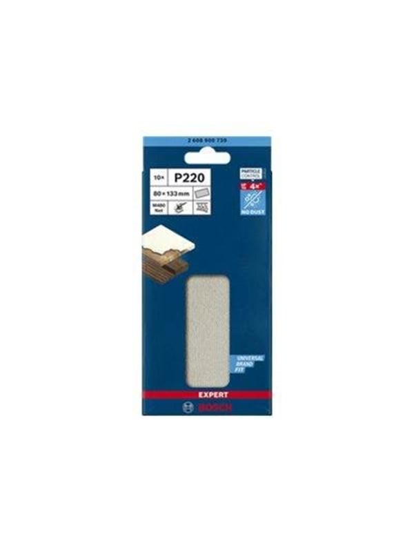 Bosch SLIBEBLAD PLAN 80X133MM NET K220 10 STK